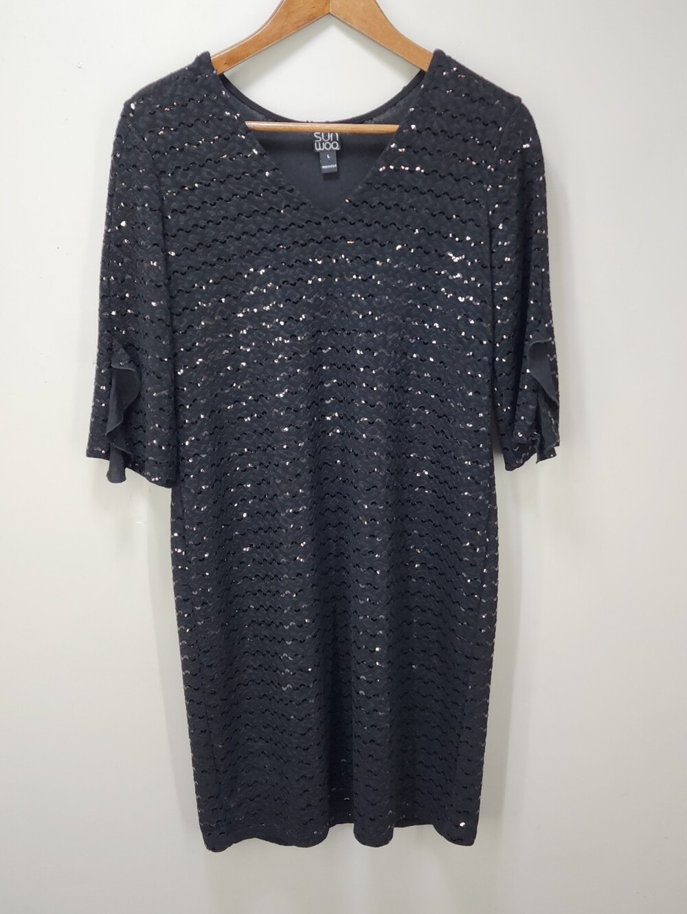 Clara Sunwoo Sequin Embellished Dress